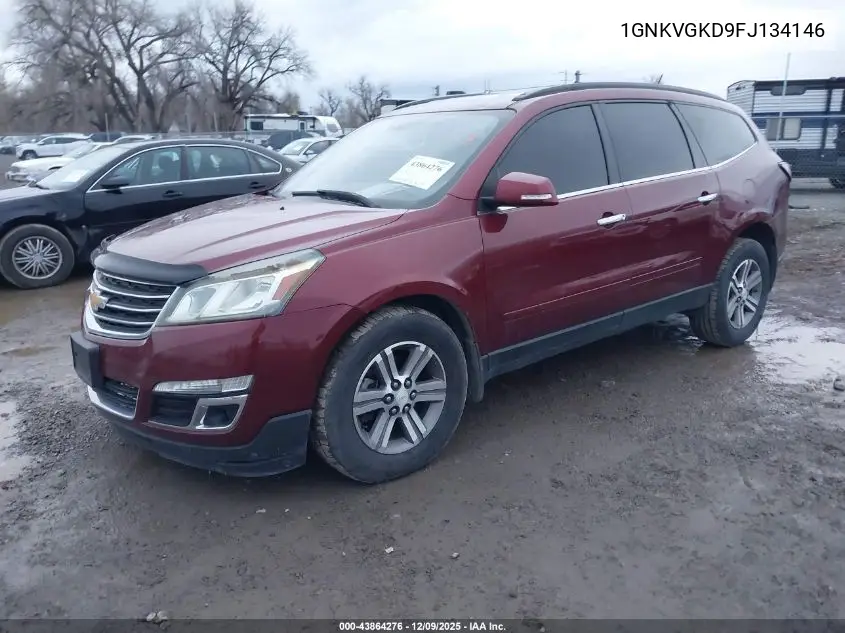 1GNKVGKD9FJ134146 2015 Chevrolet Traverse 1Lt