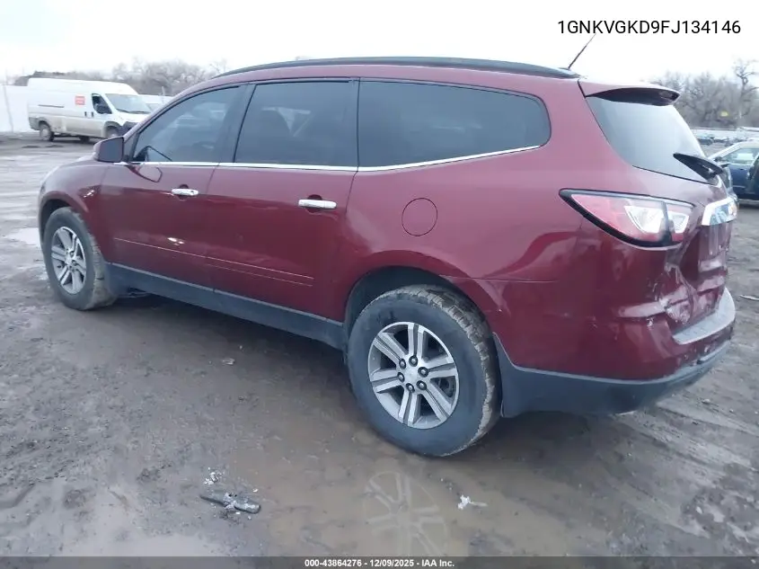 1GNKVGKD9FJ134146 2015 Chevrolet Traverse 1Lt