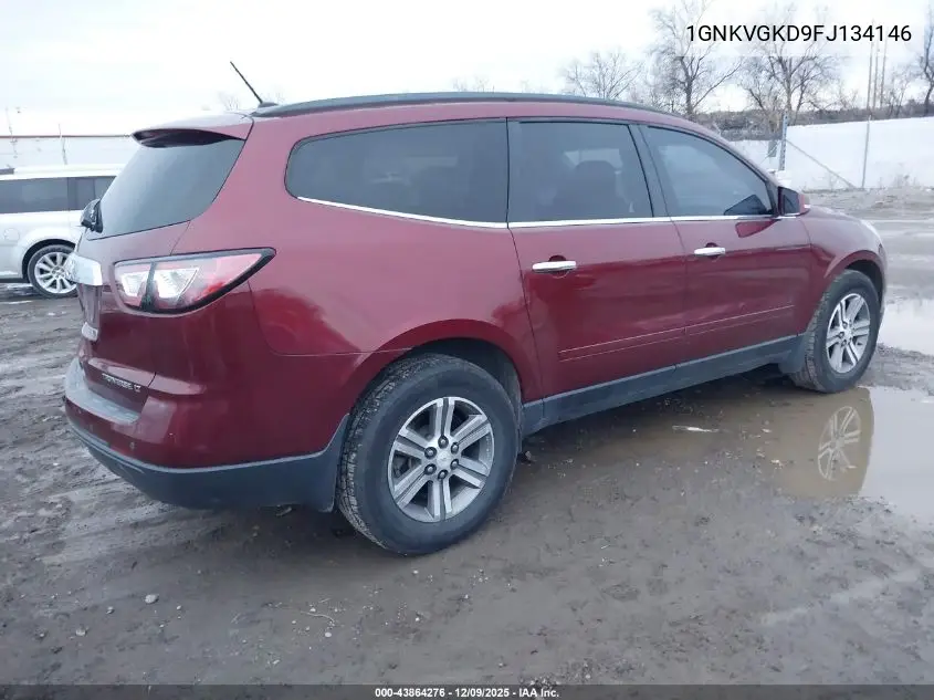 1GNKVGKD9FJ134146 2015 Chevrolet Traverse 1Lt