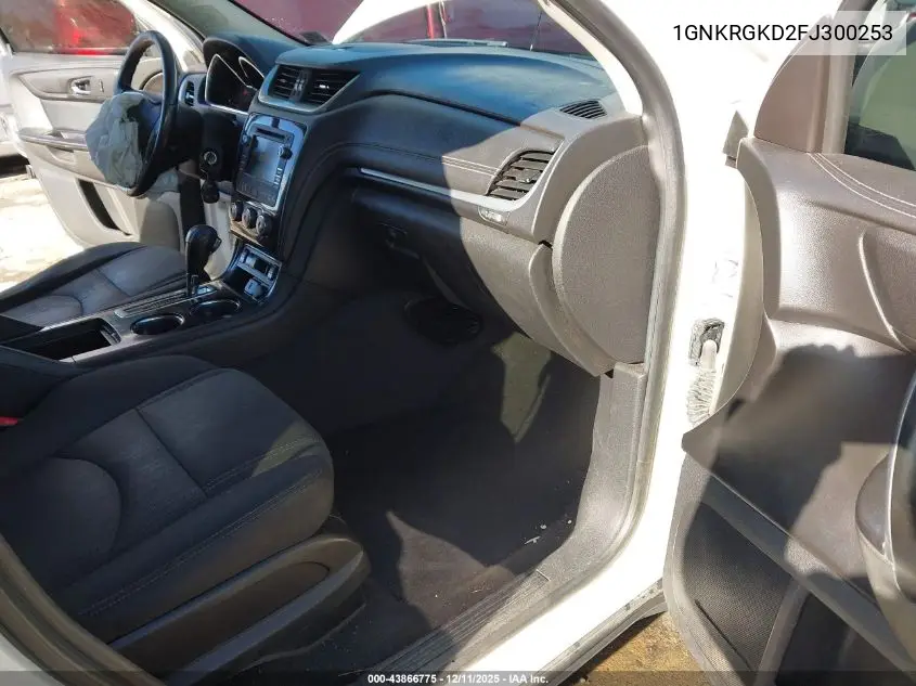 1GNKRGKD2FJ300253 2015 Chevrolet Traverse 1Lt