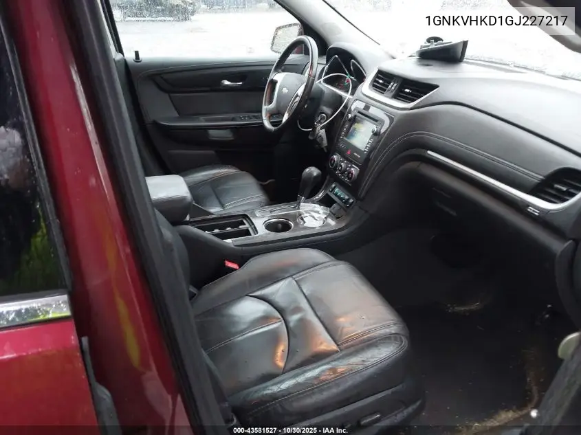 1GNKVHKD1GJ227217 2016 Chevrolet Traverse 2Lt