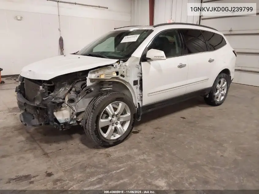 1GNKVJKD0GJ239799 2016 Chevrolet Traverse Ltz