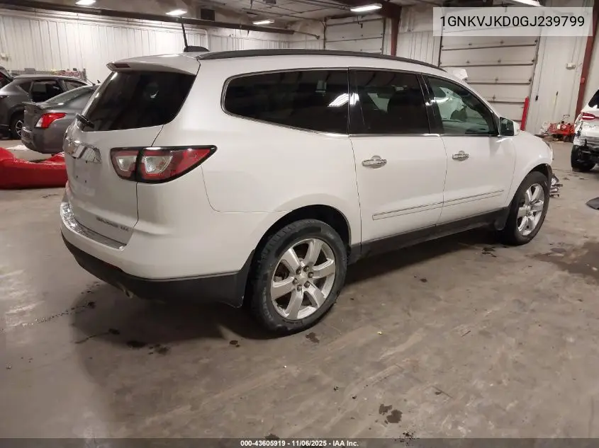 1GNKVJKD0GJ239799 2016 Chevrolet Traverse Ltz