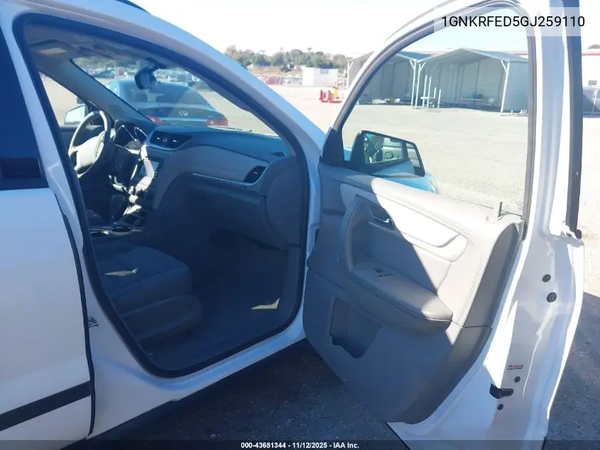 1GNKRFED5GJ259110 2016 Chevrolet Traverse Ls