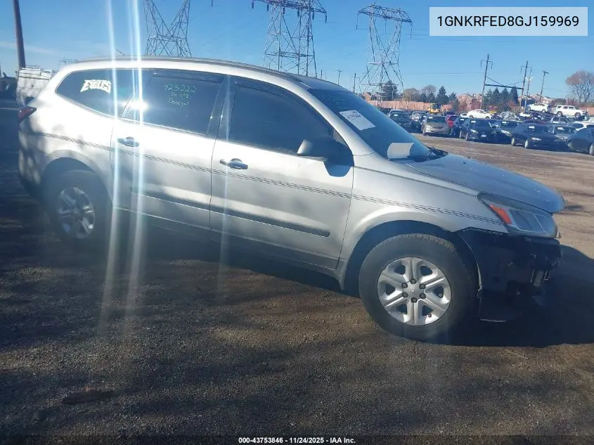 1GNKRFED8GJ159969 2016 Chevrolet Traverse Ls
