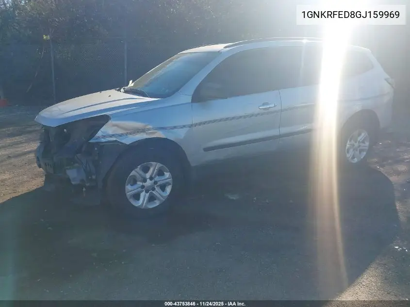 1GNKRFED8GJ159969 2016 Chevrolet Traverse Ls