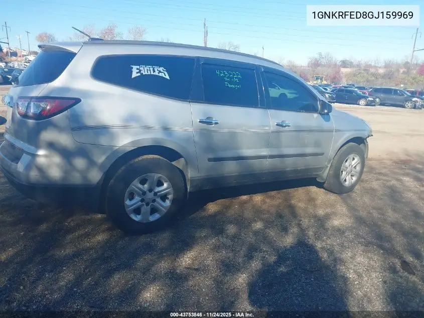 1GNKRFED8GJ159969 2016 Chevrolet Traverse Ls