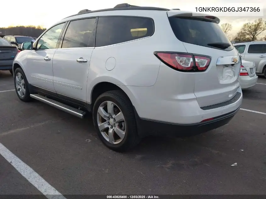 1GNKRGKD6GJ347366 2016 Chevrolet Traverse 1Lt