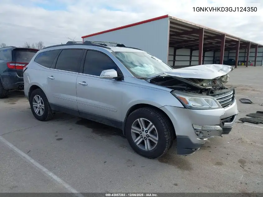1GNKVHKD3GJ124350 2016 Chevrolet Traverse 2Lt