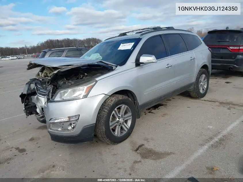 1GNKVHKD3GJ124350 2016 Chevrolet Traverse 2Lt