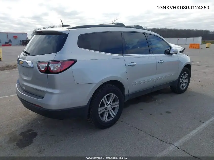 1GNKVHKD3GJ124350 2016 Chevrolet Traverse 2Lt