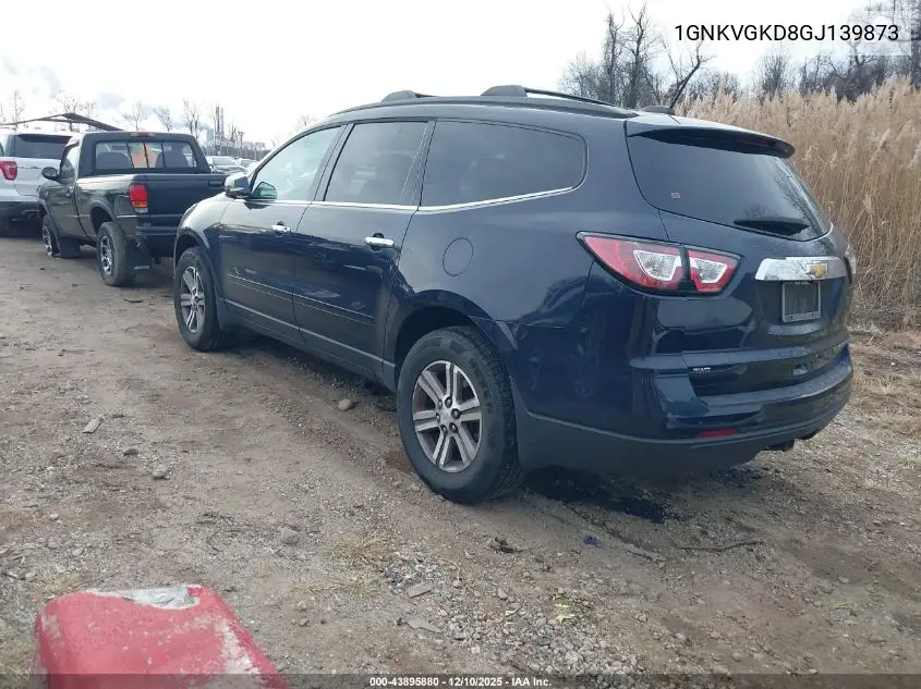 1GNKVGKD8GJ139873 2016 Chevrolet Traverse 1Lt