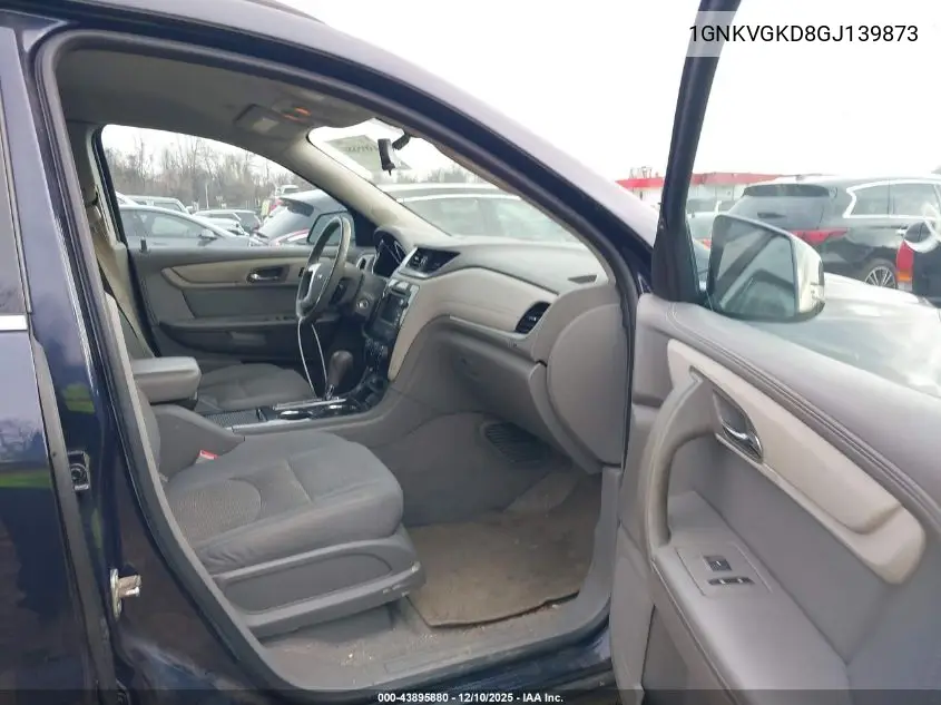 1GNKVGKD8GJ139873 2016 Chevrolet Traverse 1Lt