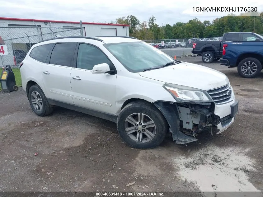 1GNKVHKDXHJ176530 2017 Chevrolet Traverse 2Lt