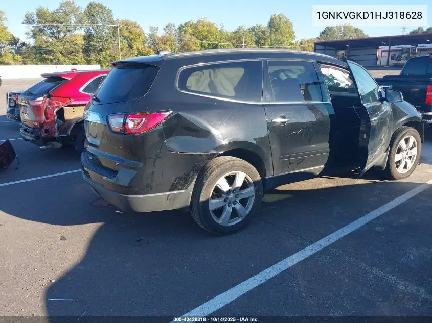 1GNKVGKD1HJ318628 2017 Chevrolet Traverse Lt