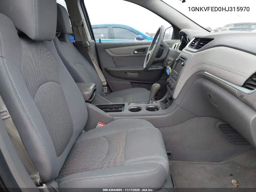 1GNKVFED0HJ315970 2017 Chevrolet Traverse Ls