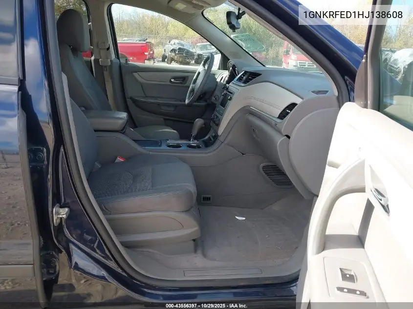 1GNKRFED1HJ138608 2017 Chevrolet Traverse Ls