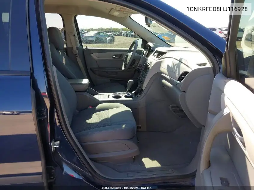 1GNKRFED8HJ116928 2017 Chevrolet Traverse Ls