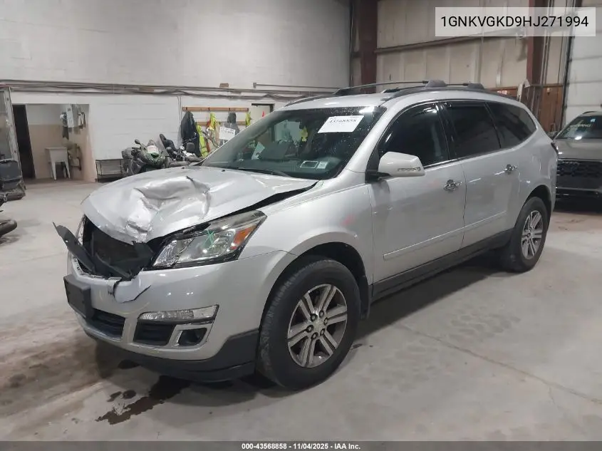 1GNKVGKD9HJ271994 2017 Chevrolet Traverse 1Lt