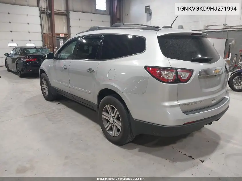 1GNKVGKD9HJ271994 2017 Chevrolet Traverse 1Lt