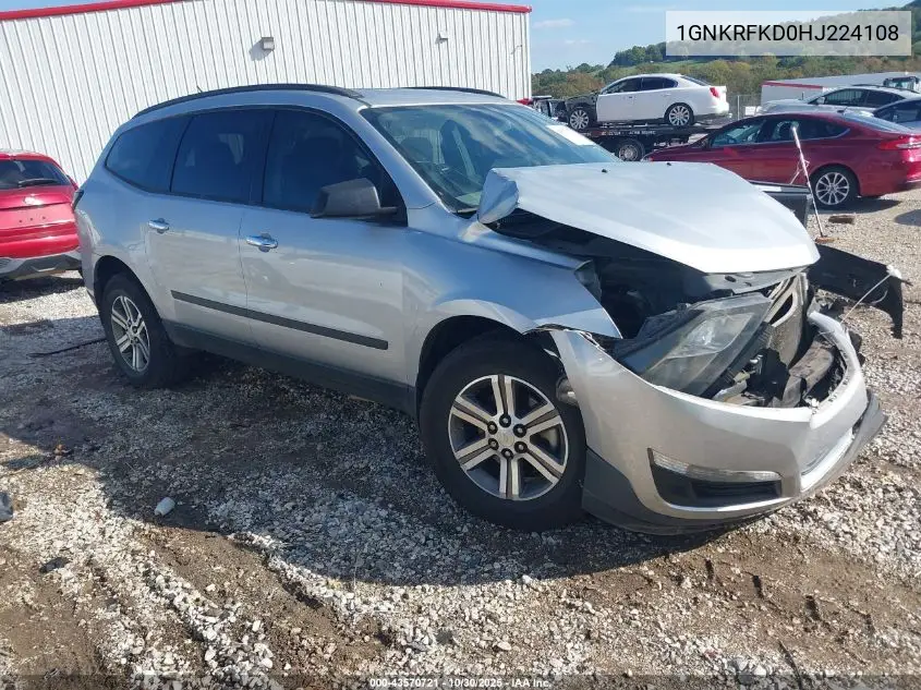 1GNKRFKD0HJ224108 2017 Chevrolet Traverse Ls