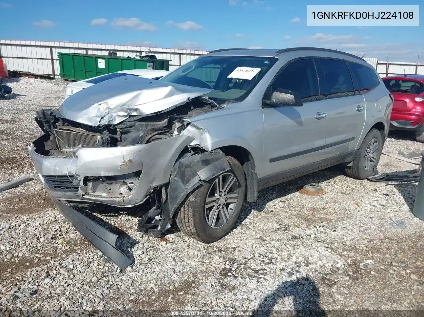 1GNKRFKD0HJ224108 2017 Chevrolet Traverse Ls