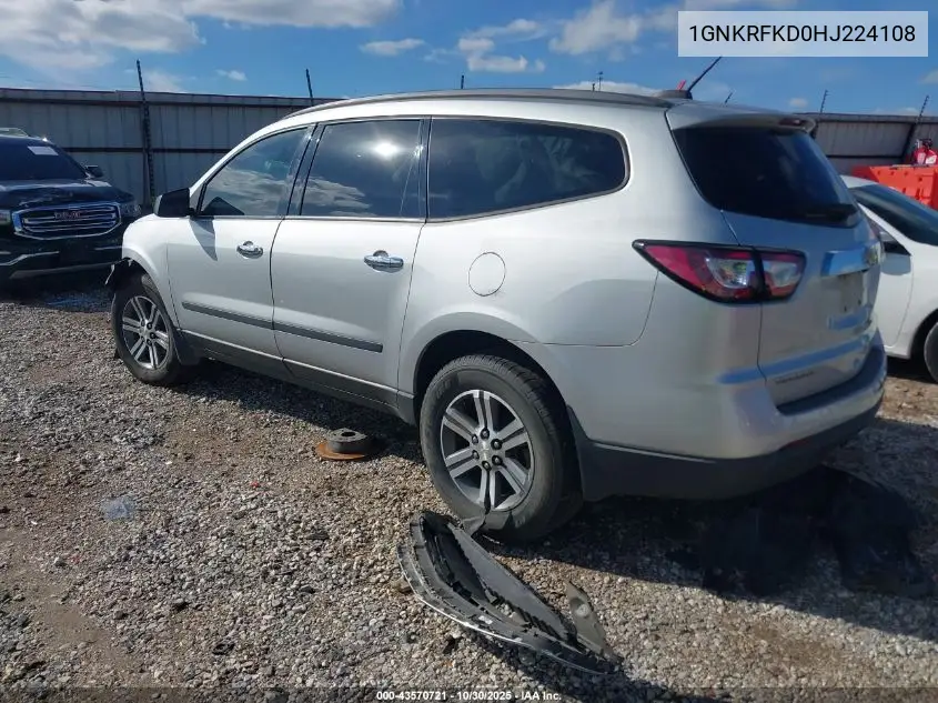 1GNKRFKD0HJ224108 2017 Chevrolet Traverse Ls
