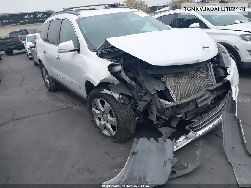 1GNKVJKDXHJ182478 2017 Chevrolet Traverse Premier