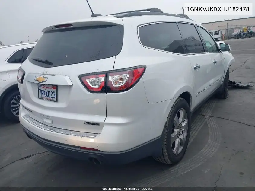 1GNKVJKDXHJ182478 2017 Chevrolet Traverse Premier