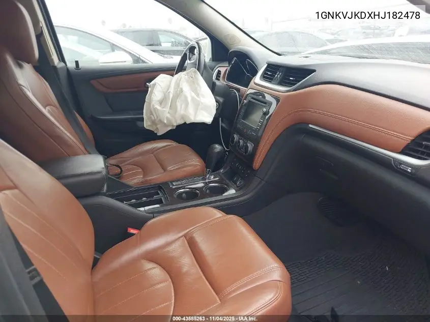 1GNKVJKDXHJ182478 2017 Chevrolet Traverse Premier