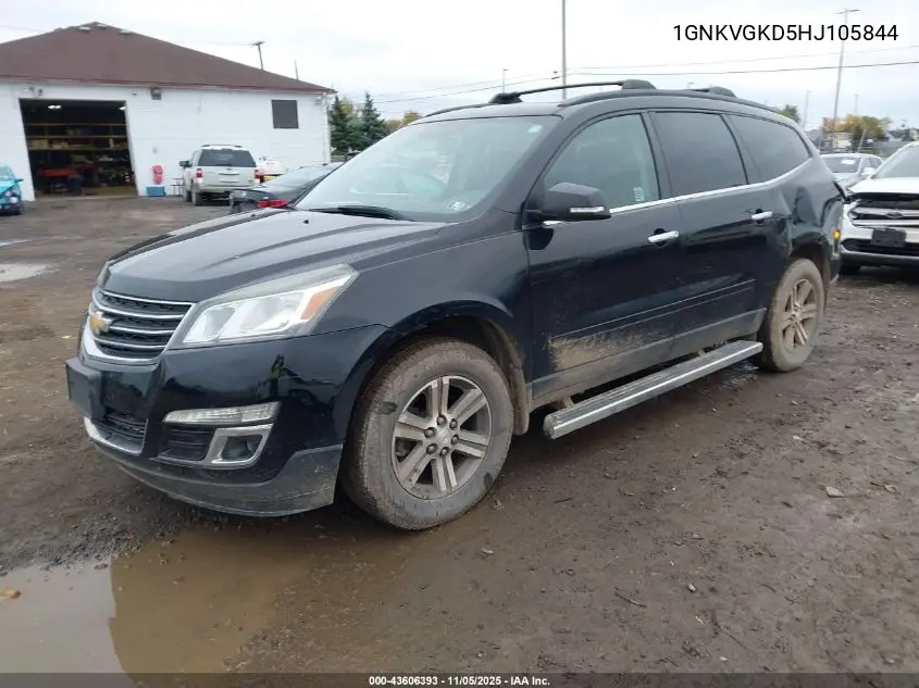 1GNKVGKD5HJ105844 2017 Chevrolet Traverse 1Lt