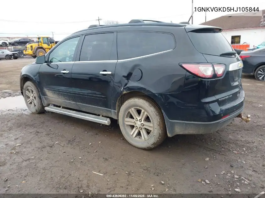 1GNKVGKD5HJ105844 2017 Chevrolet Traverse 1Lt