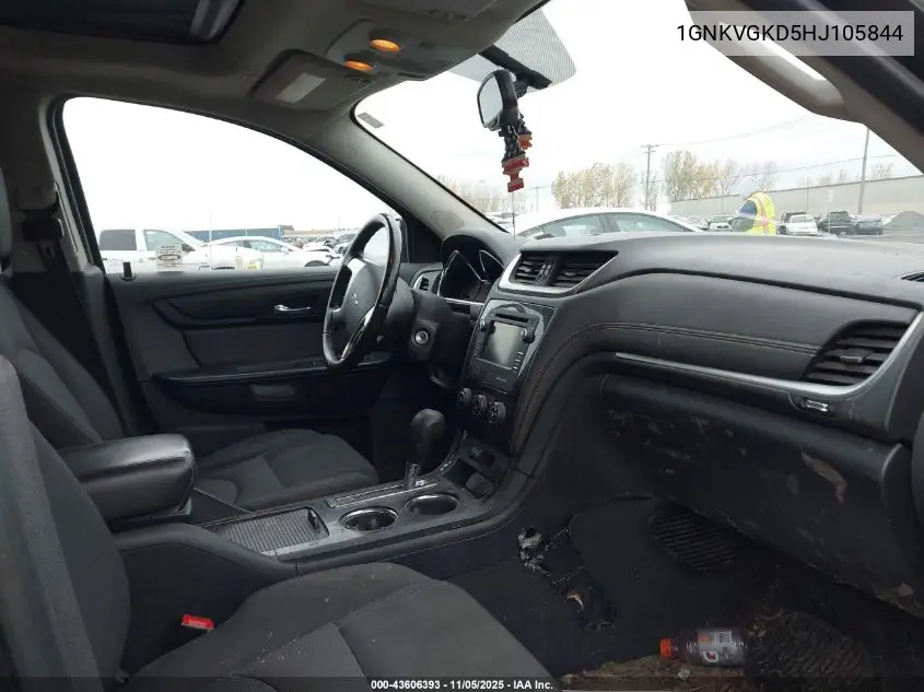 1GNKVGKD5HJ105844 2017 Chevrolet Traverse 1Lt