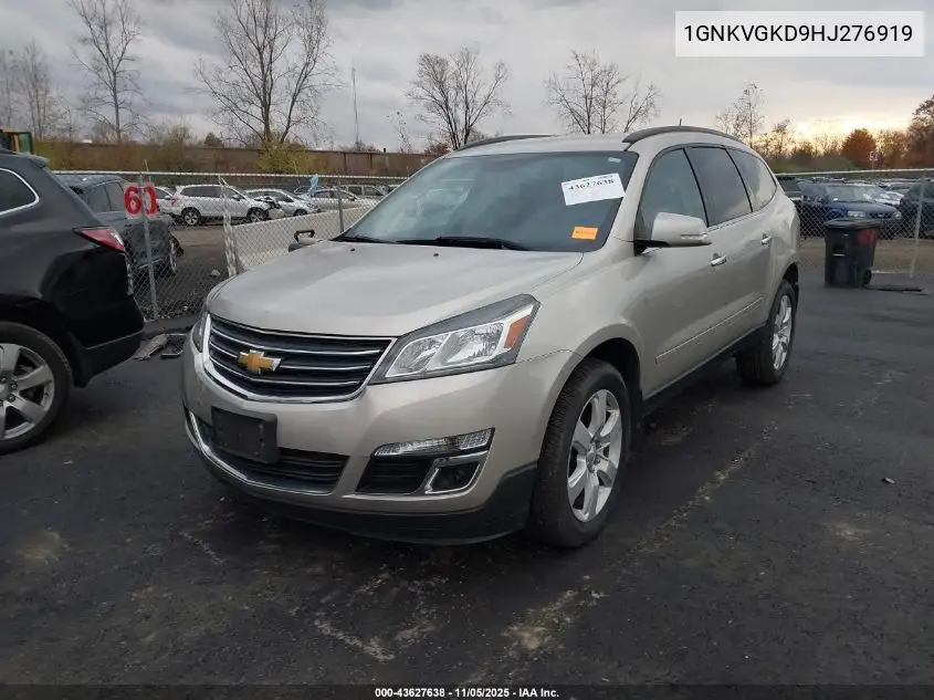 1GNKVGKD9HJ276919 2017 Chevrolet Traverse 1Lt