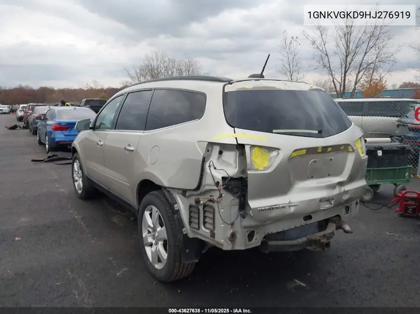 1GNKVGKD9HJ276919 2017 Chevrolet Traverse 1Lt