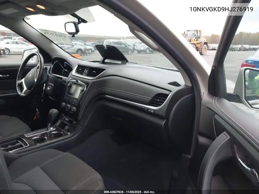 1GNKVGKD9HJ276919 2017 Chevrolet Traverse 1Lt