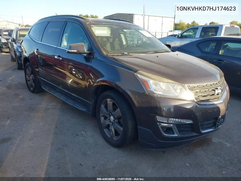1GNKVHKD7HJ174623 2017 Chevrolet Traverse 2Lt