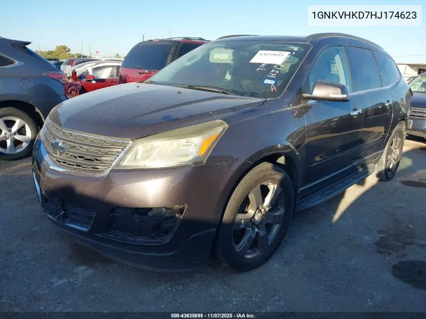 1GNKVHKD7HJ174623 2017 Chevrolet Traverse 2Lt
