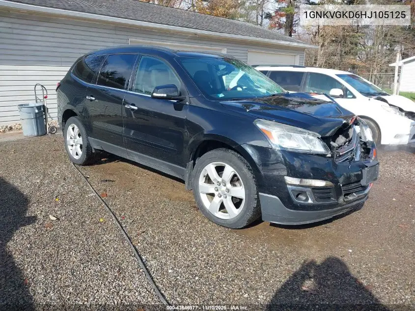 1GNKVGKD6HJ105125 2017 Chevrolet Traverse 1Lt