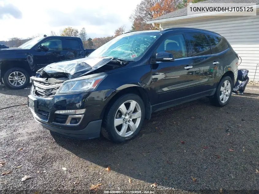 1GNKVGKD6HJ105125 2017 Chevrolet Traverse 1Lt