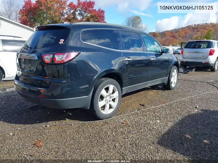 1GNKVGKD6HJ105125 2017 Chevrolet Traverse 1Lt