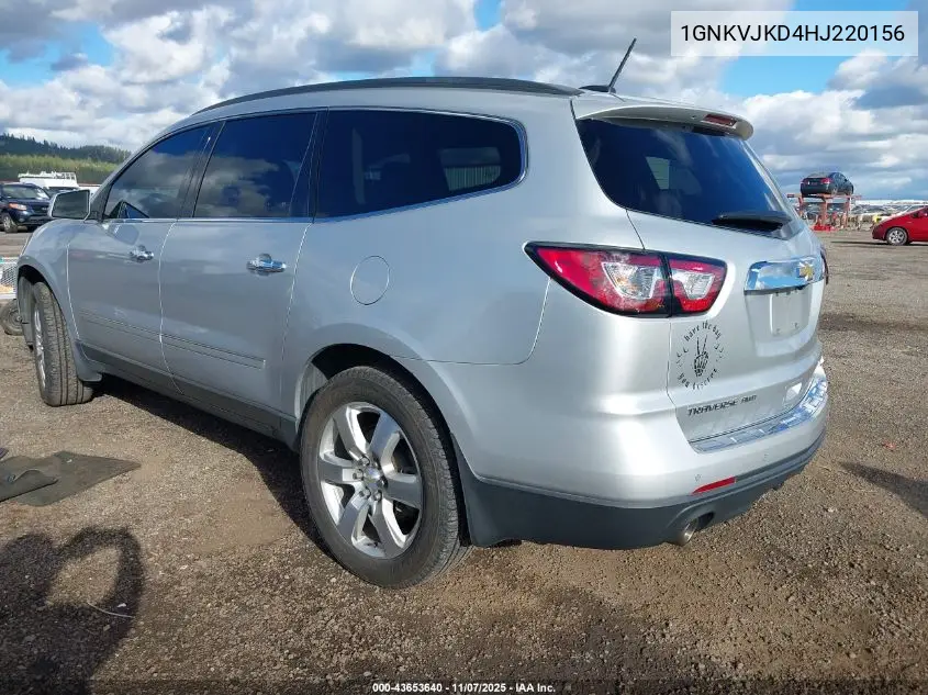 1GNKVJKD4HJ220156 2017 Chevrolet Traverse Premier