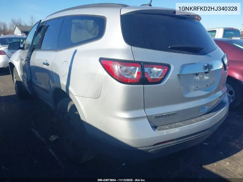 1GNKRFKD2HJ340328 2017 Chevrolet Traverse Ls