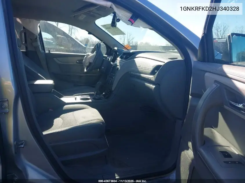 1GNKRFKD2HJ340328 2017 Chevrolet Traverse Ls