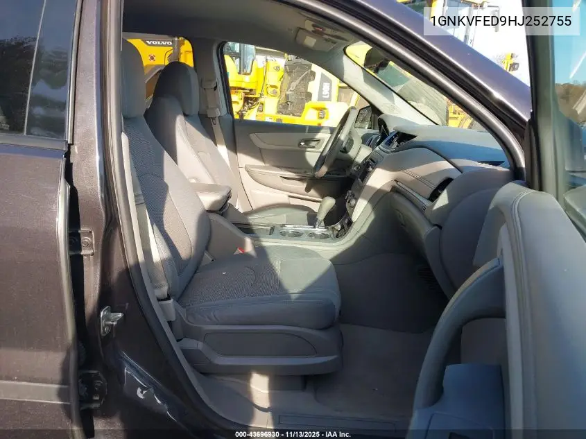 1GNKVFED9HJ252755 2017 Chevrolet Traverse Ls