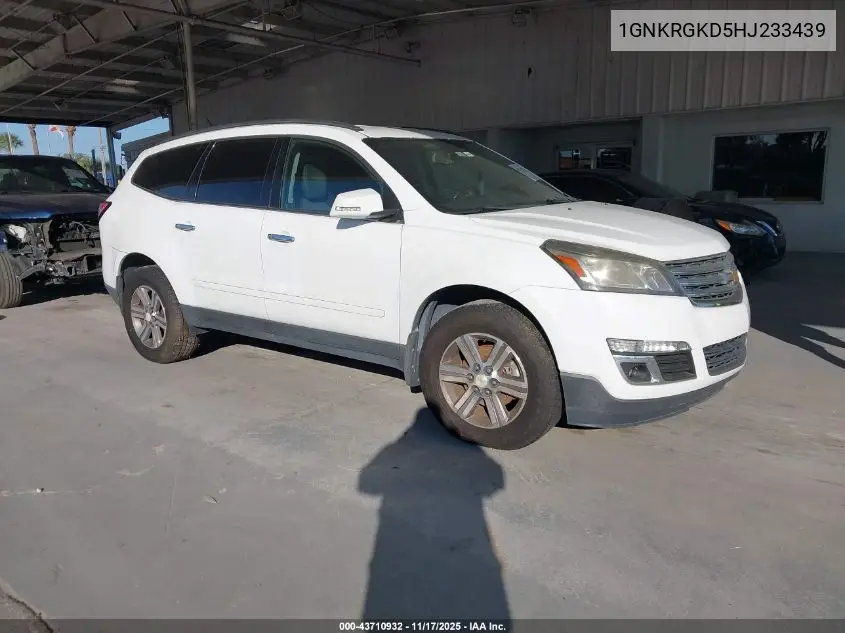 1GNKRGKD5HJ233439 2017 Chevrolet Traverse 1Lt