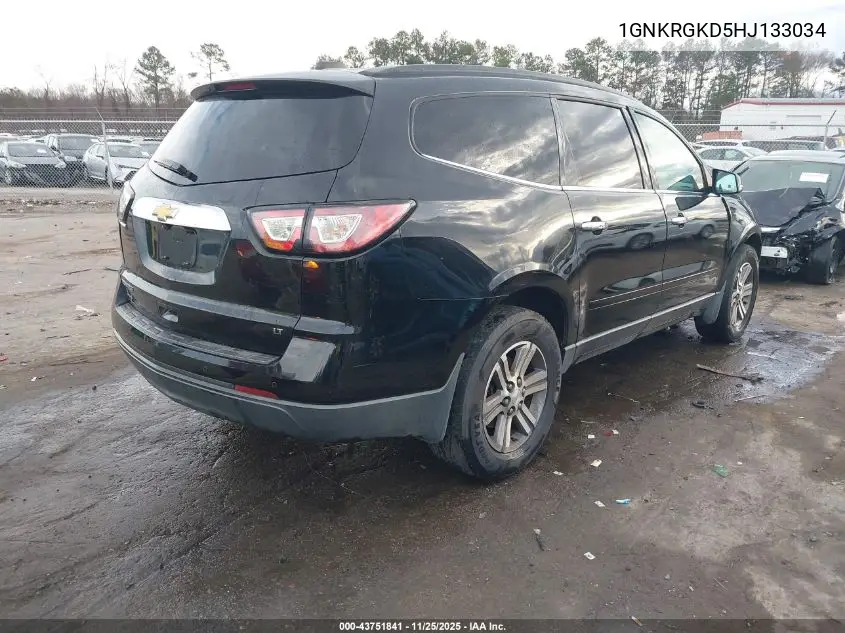 1GNKRGKD5HJ133034 2017 Chevrolet Traverse 1Lt