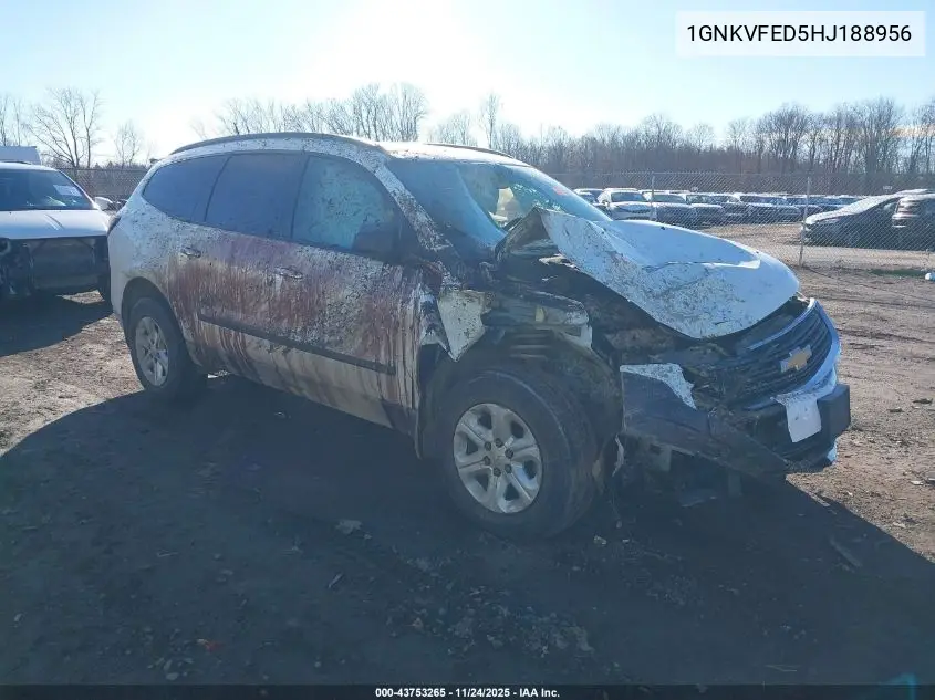 1GNKVFED5HJ188956 2017 Chevrolet Traverse Ls