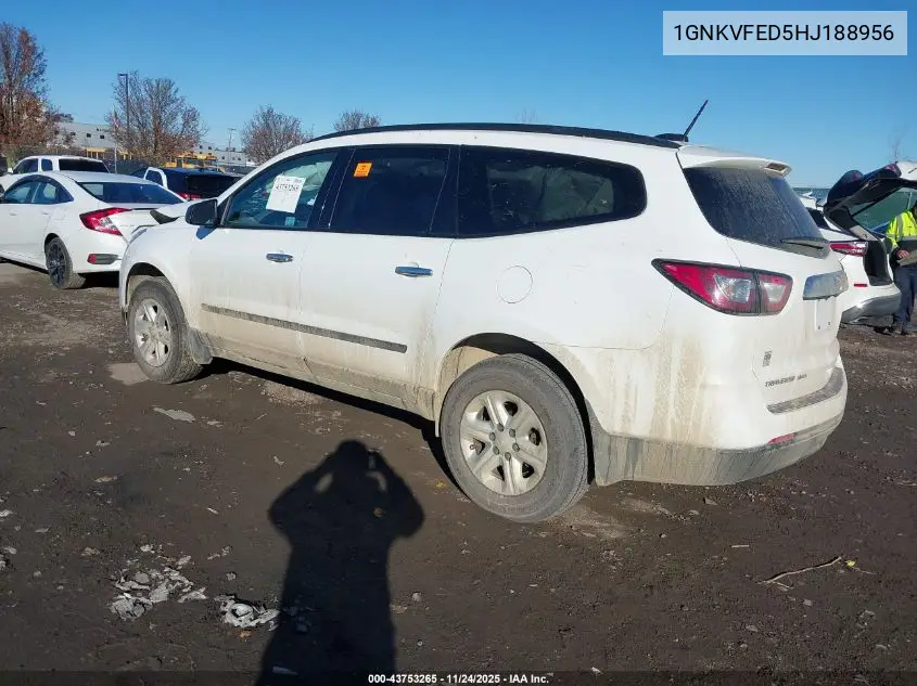 1GNKVFED5HJ188956 2017 Chevrolet Traverse Ls