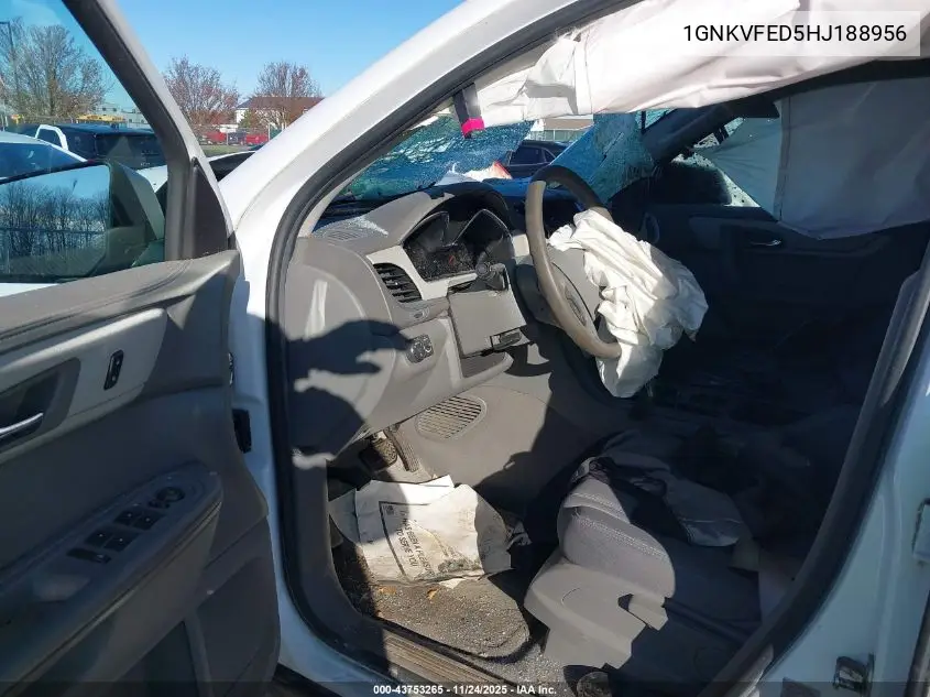 1GNKVFED5HJ188956 2017 Chevrolet Traverse Ls